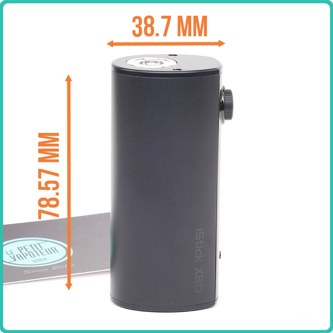 Dimensions de la Box iStick X80 Eleaf